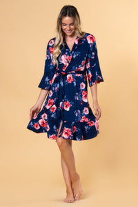 Navy Floral