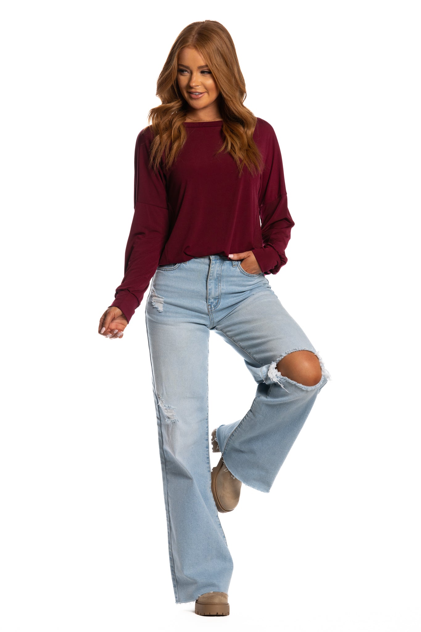 Brigitte Brianna Easy Day Top