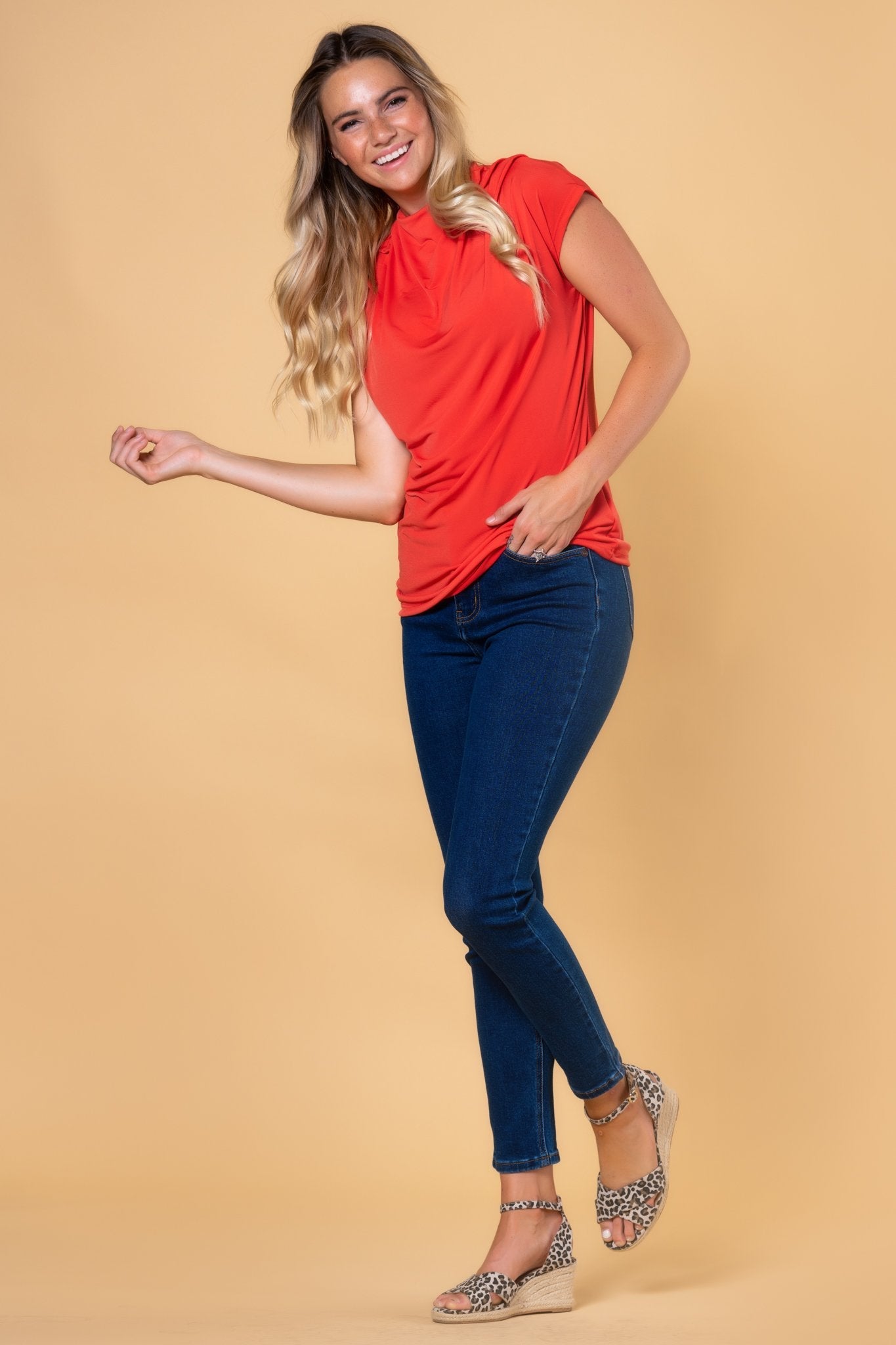 Brigitte Brianna Cascade Top