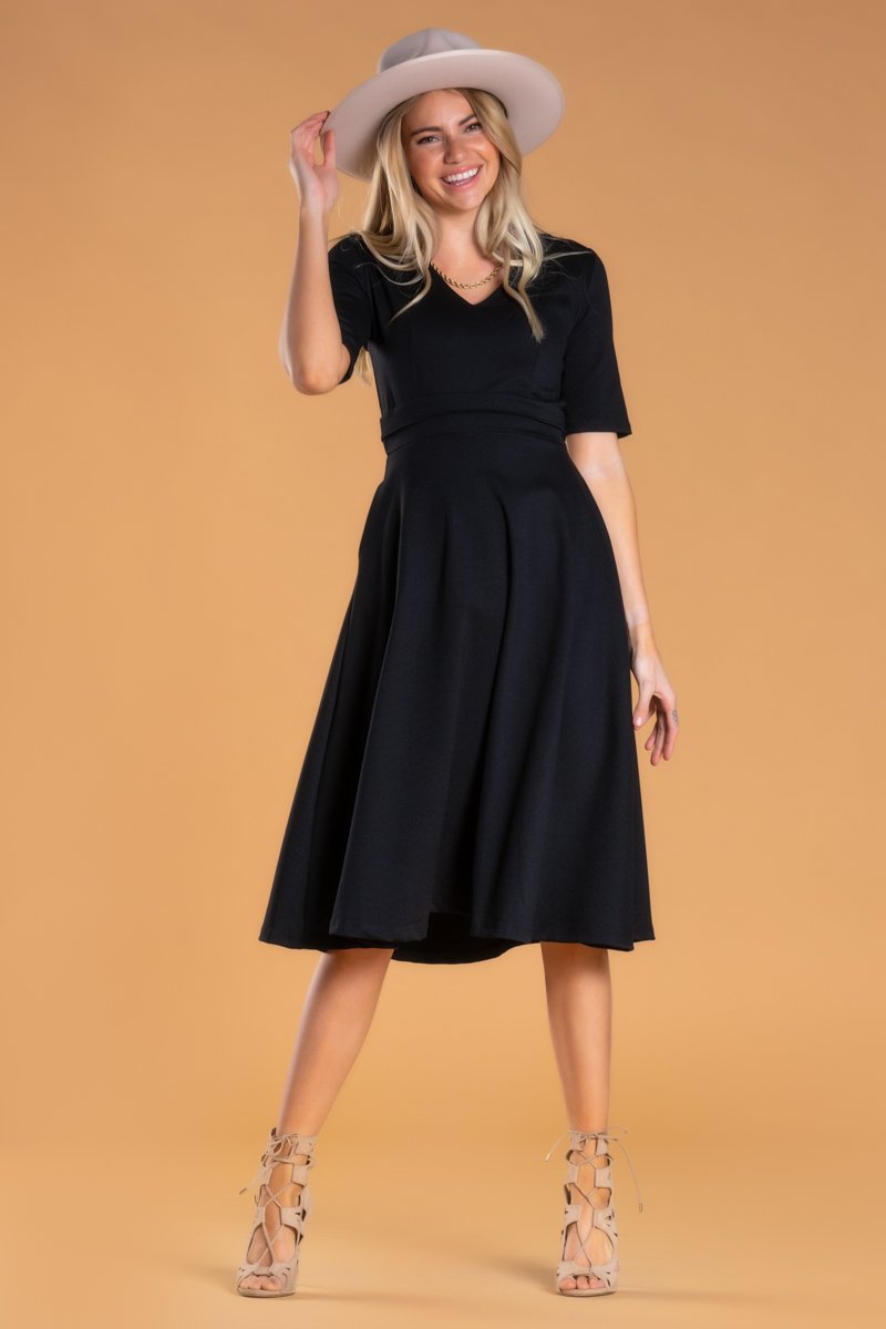 Brigitte Brianna V-Neck Gala Dress