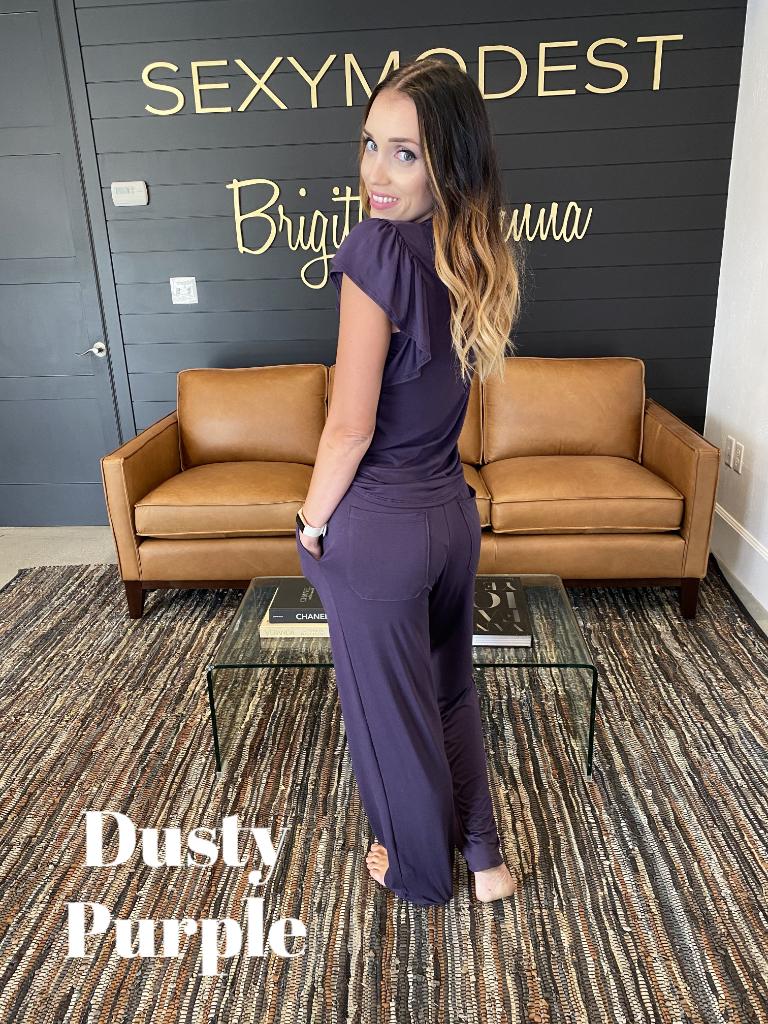 Brigitte Brianna PJ Ruffle Tee