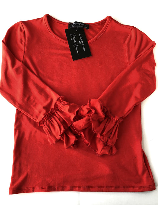 Brigitte Brianna Kids PJ Ruffle Tee