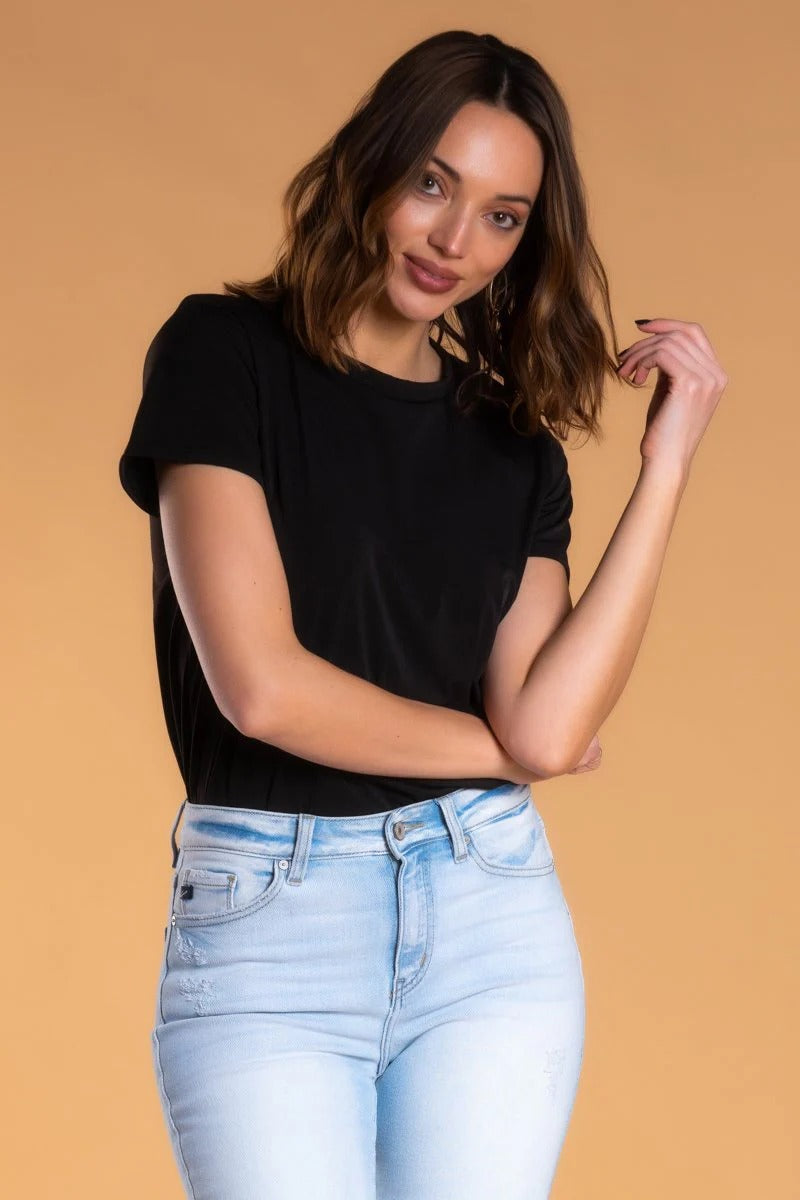 Brigitte Brianna Crew Neck Tee